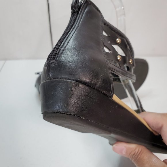 *SOLD* Sole (Sense)Ability Comfort Wedge Gladiator Sandal - Picture 7 of 8